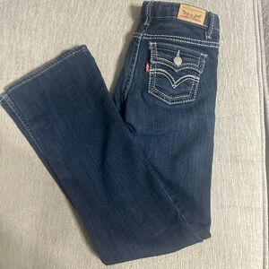 Levis Jeans Boot Cut size 10 Slim inseam 27”